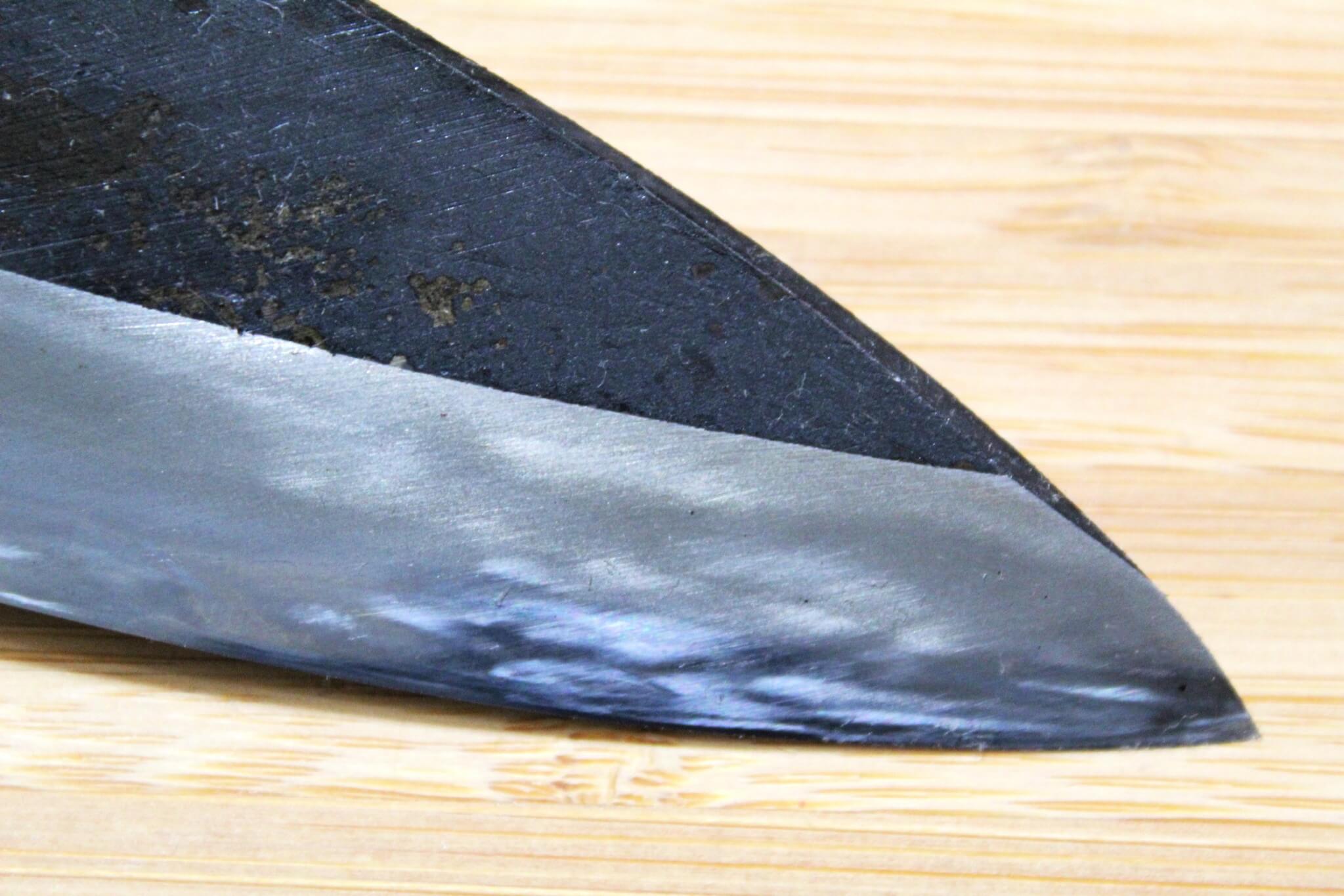Kyokokaji Shokei Shironiko Kurouchi Deba 135 mm (5.3") Fujimaki Handle
