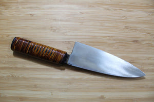 Kyokokaji Shoukei Shironiko Kurouchi Deba 135 mm (5.3") Fujimaki Handle