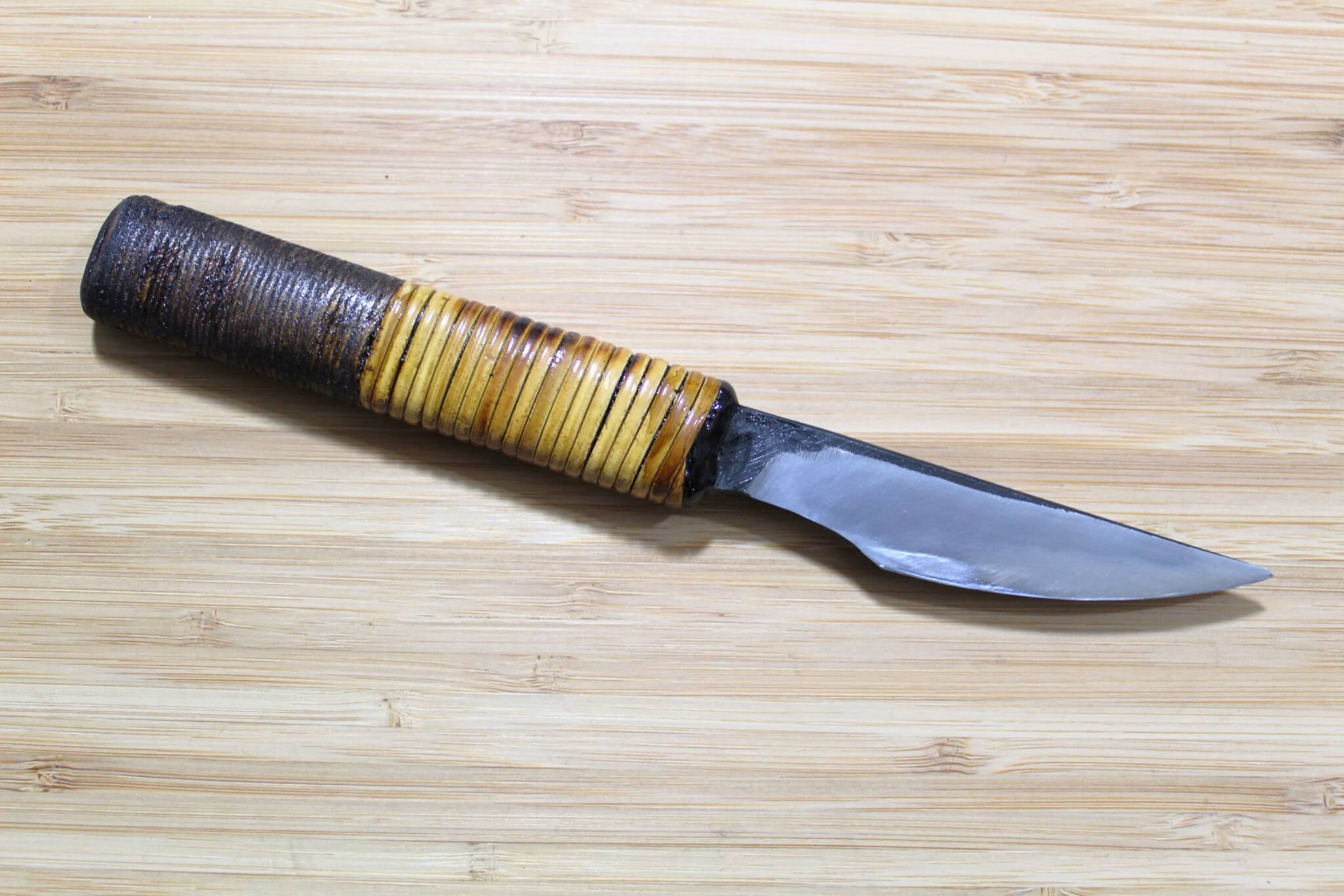 Kyokokaji Shokei Shironiko Kurouchi Petty / Paring 65 mm (2.5") Fujimaki Handle