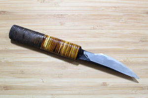 Kyokokaji Shoukei Shironiko Kurouchi Petty / Paring 65 mm (2.5") Fujimaki Handle