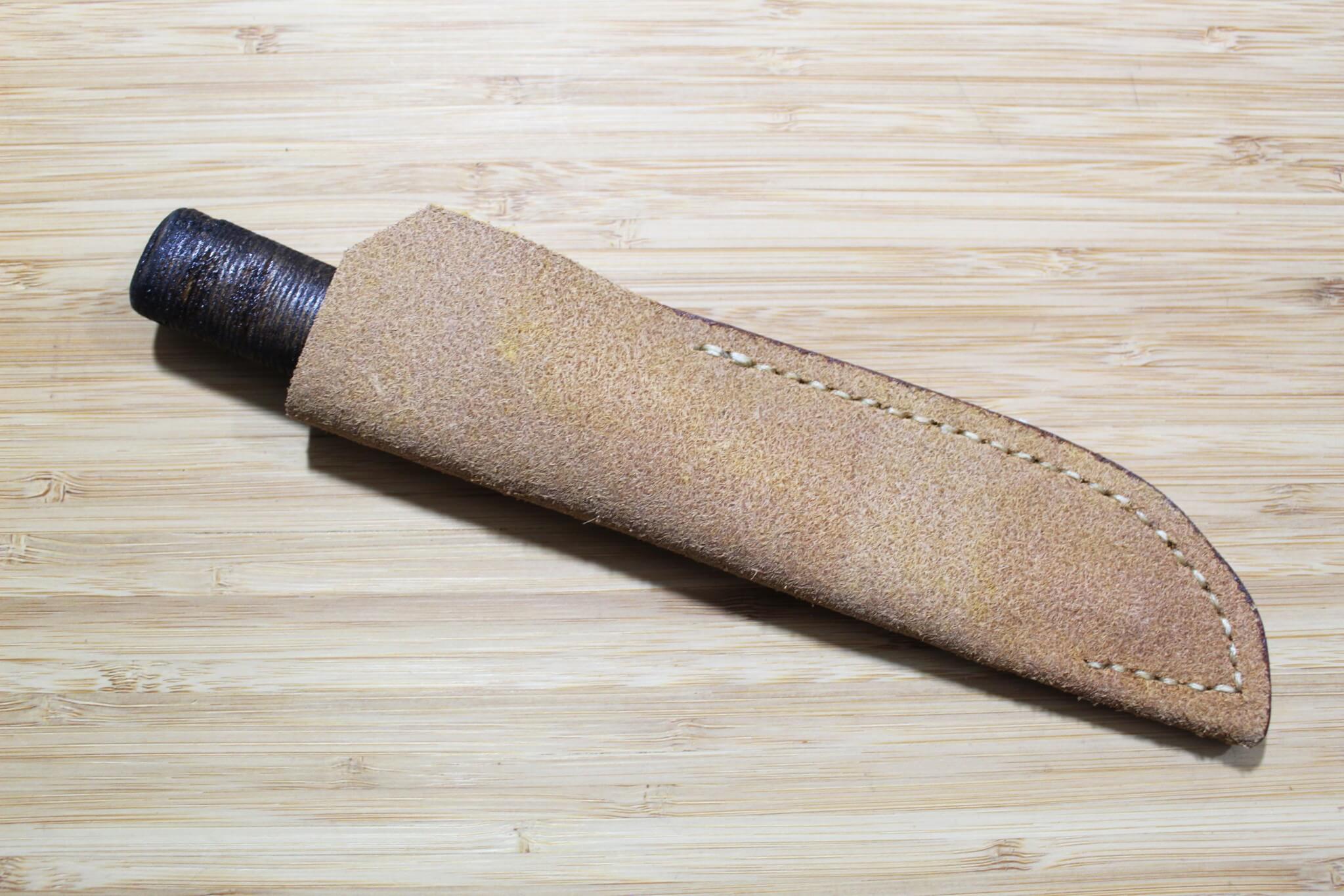 Kyokokaji Shokei Shironiko Kurouchi Petty / Paring 65 mm (2.5") Fujimaki Handle