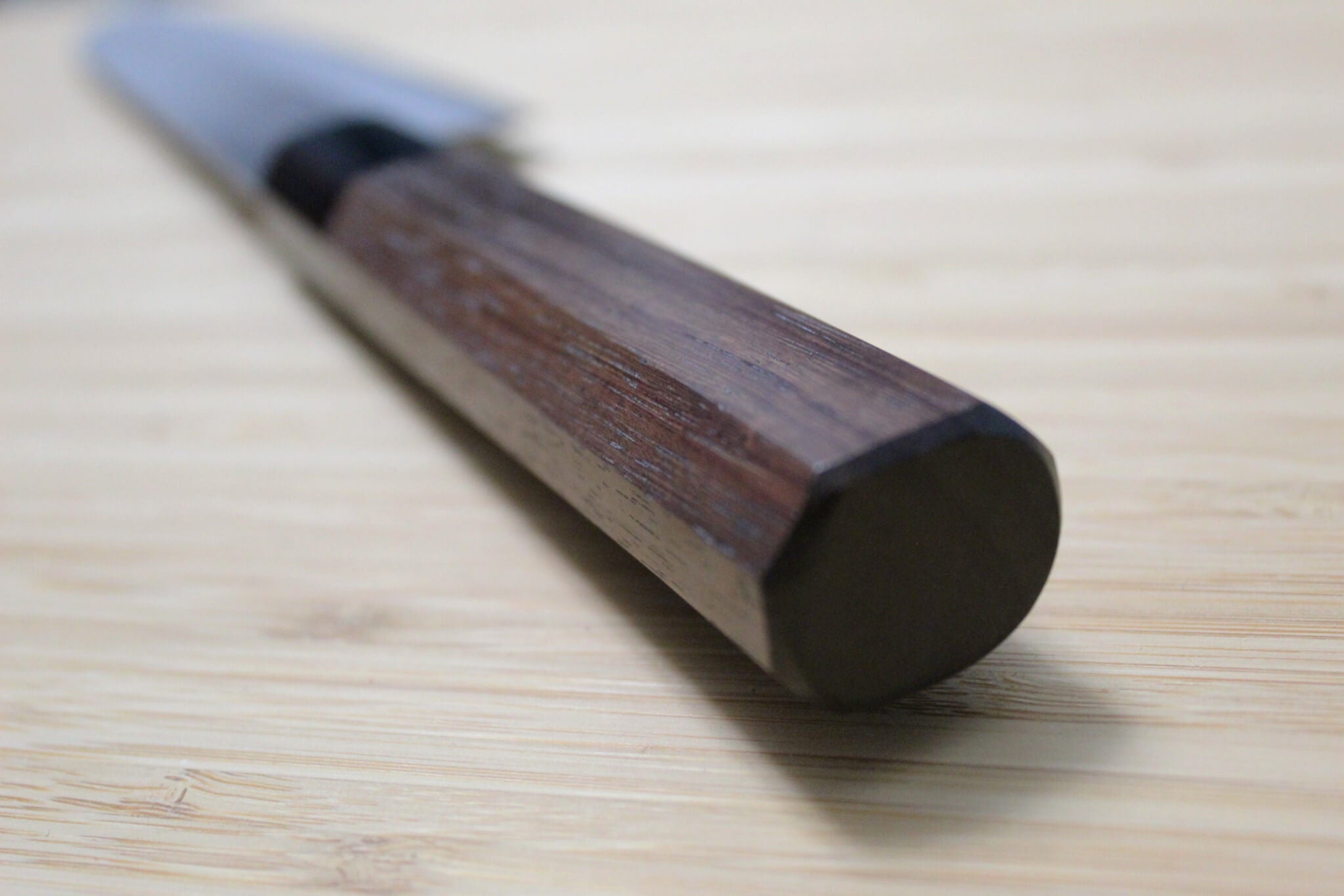 Miki Hamono Gokuao Aogami Super / Blue Super Steel Santoku Knife 170 mm / 6.7" with Rosewood Handle