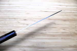 Miki Hamono Gokuao Aogami Super / Blue Super Steel Gyuto Knife 180 mm / 7.1" with Rosewood Handle