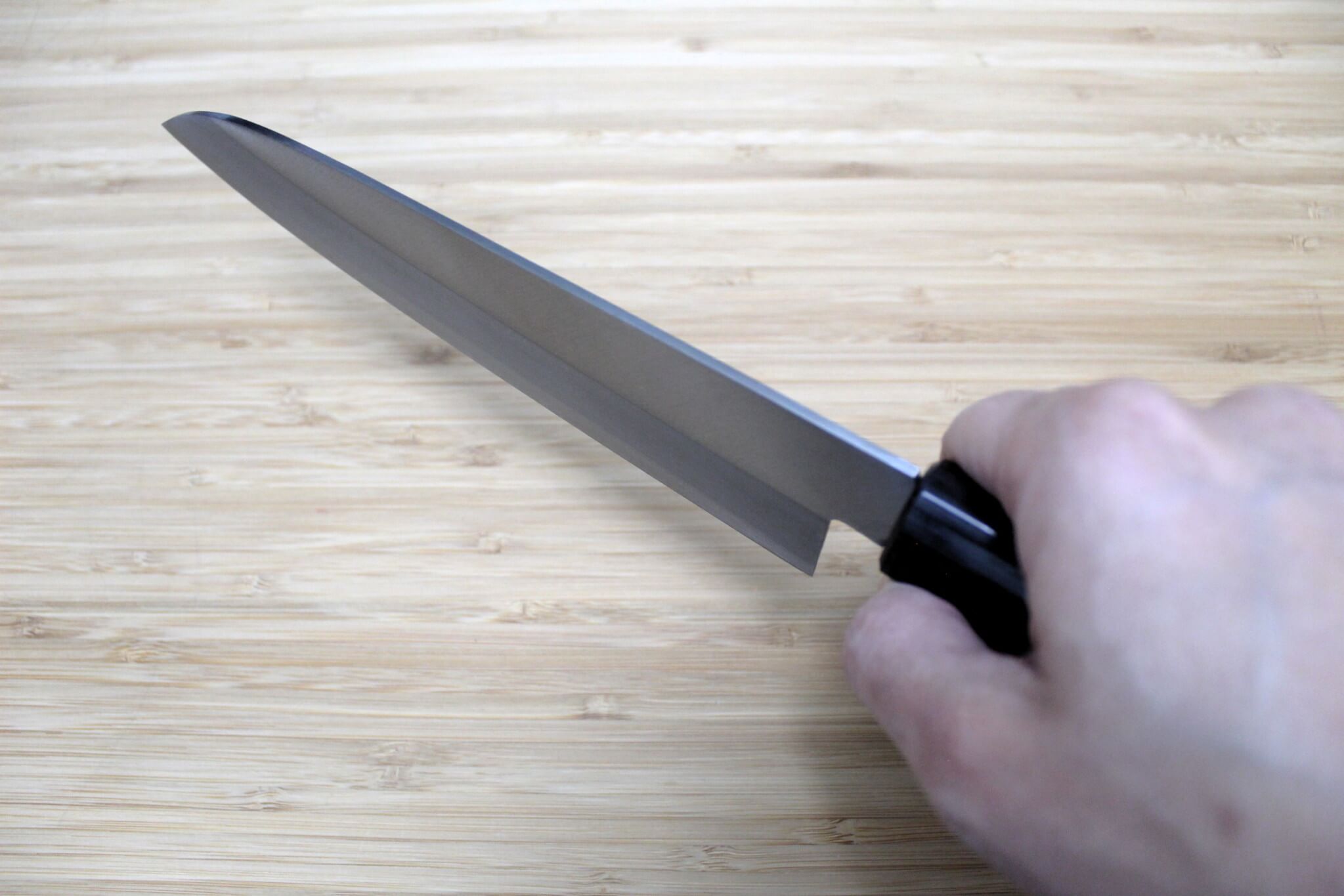 Miki Hamono Gokuao Aogami Super / Blue Super Steel Gyuto Knife 180 mm / 7.1" with Rosewood Handle