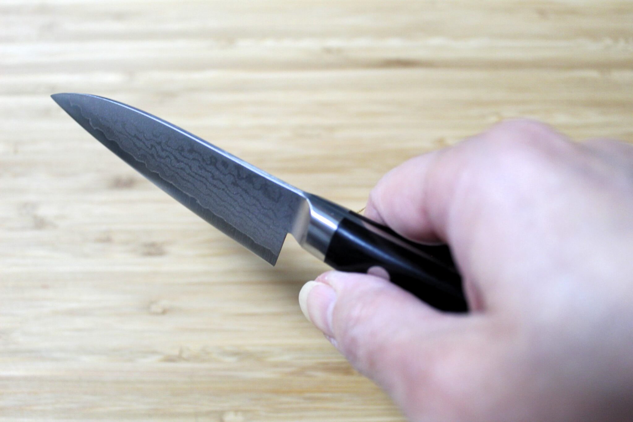 Miki Hamono Hakuun VG-10 Damascus Petty / Paring Knife 80 mm / 3.2"