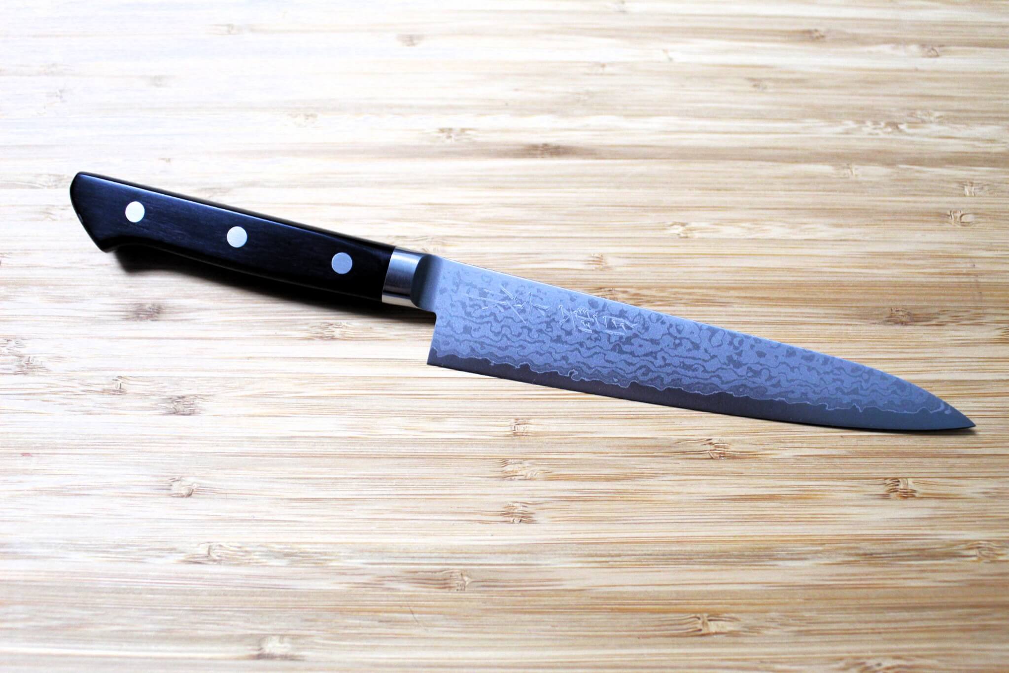 Miki Hamono Hakuun VG-10 Damascus Petty Knife 150mm / 5.9"