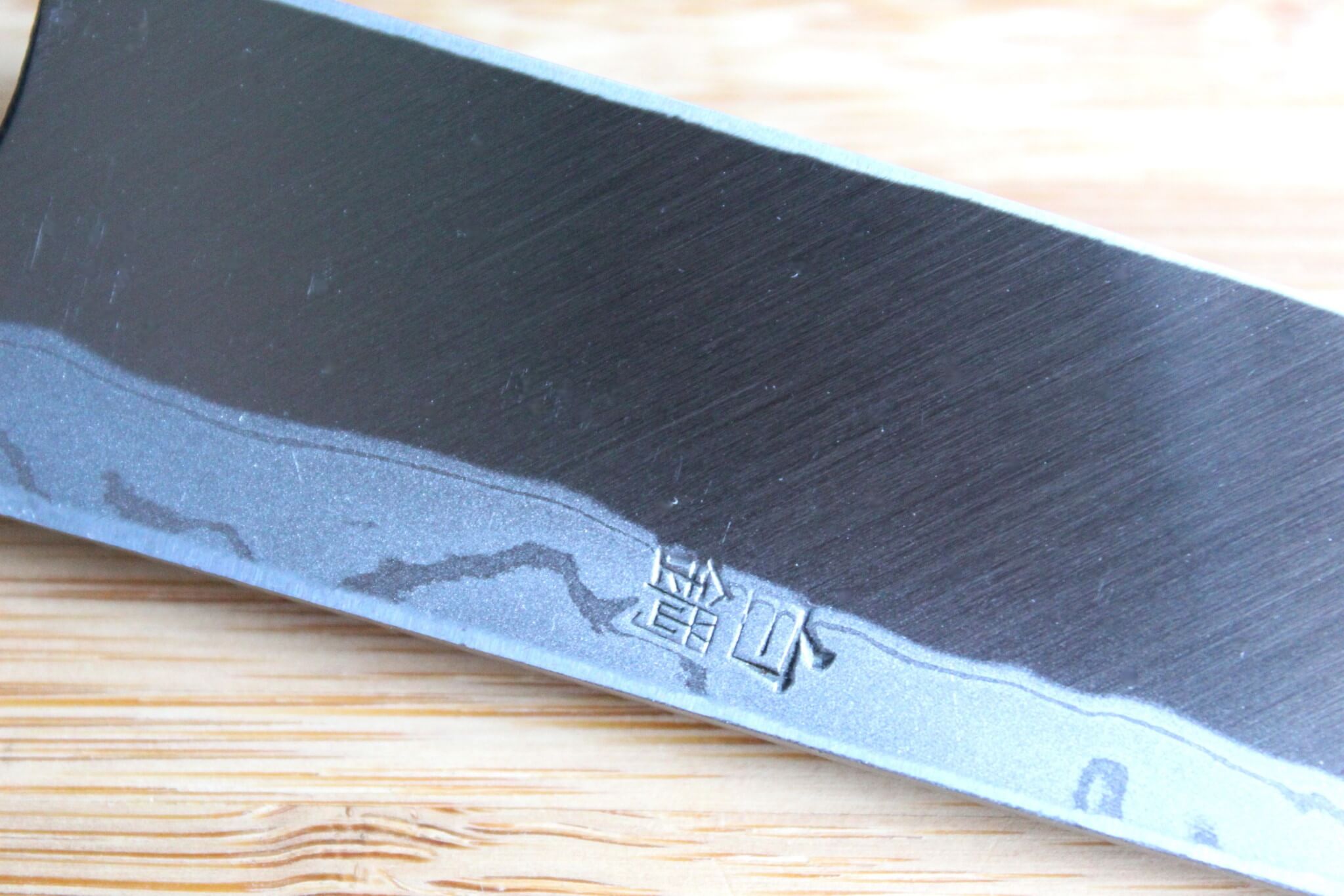 Miki Hamono Yanagiba Slicer Knife Shironiko Damascus Magnolia Handle