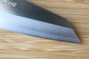 Misuzu Hamono Bunka Petty VG-10 Stainless Steel 105 mm / 4.1" Urushi Lacquer Magnolia Handle