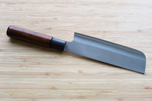 Misuzu Hamono Nakiri VG-10 Stainless Steel 160 mm / 6.3" Urushi Lacquer Magnolia Handle