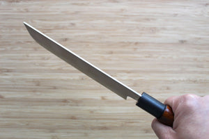 Misuzu Hamono Nakiri VG-10 Stainless Steel 160 mm / 6.3" Urushi Lacquer Magnolia Handle