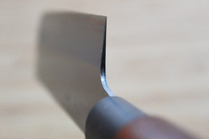 Misuzu Hamono Nakiri VG-10 Stainless Steel 160 mm / 6.3" Urushi Lacquer Magnolia Handle