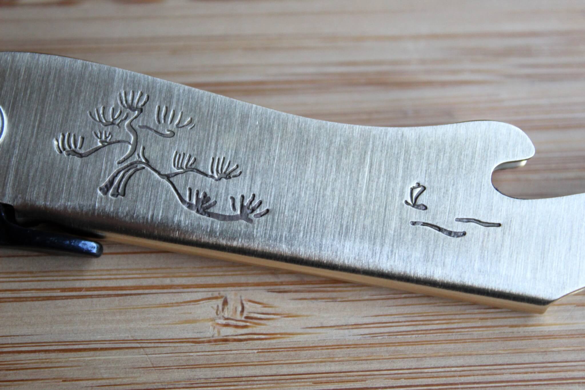 Mujun Mt. Fuji Japanese High Carbon Steel Folding Pocket Knife