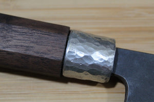 Nishiuchi Hocho Kurouchi Aogami #1 Small Deba 135 mm (5.3") Walnut Handle