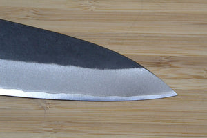 Nishiuchi Hocho Aoniko Blue Steel #2 Kurouchi Gyuto 195 mm (7.6") Walnut Handle