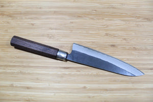 Nishiuchi Hocho Aoniko Blue Steel #2 Kurouchi Gyuto 195 mm (7.6") Walnut Handle