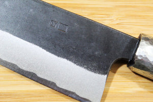 Nishiuchi Hocho Aoniko Blue Steel #2 Kurouchi Gyuto 195 mm (7.6") Walnut Handle