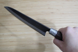 Nishiuchi Hocho Aoniko Blue Steel #2 Kurouchi Gyuto 195 mm (7.6") Walnut Handle