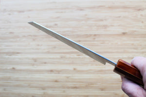 OUL Uzu Vortex Nickle Damascus Bunka 170 mm / 6.7" Lacquer Handle
