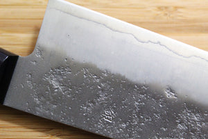 OUL Santoku Ginsan Nashiji 180 mm / 7.1" Purple Handle