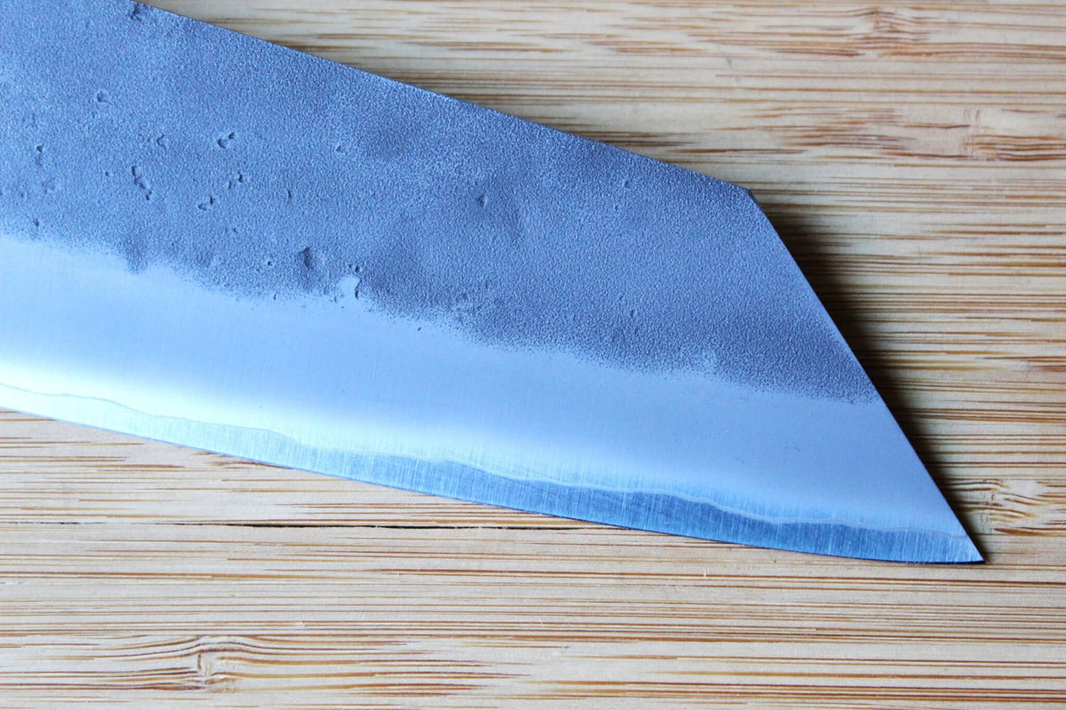 OUL SLD Nashiji Bunka Knife 170mm Japanese all-purpose knife with Walnut handle