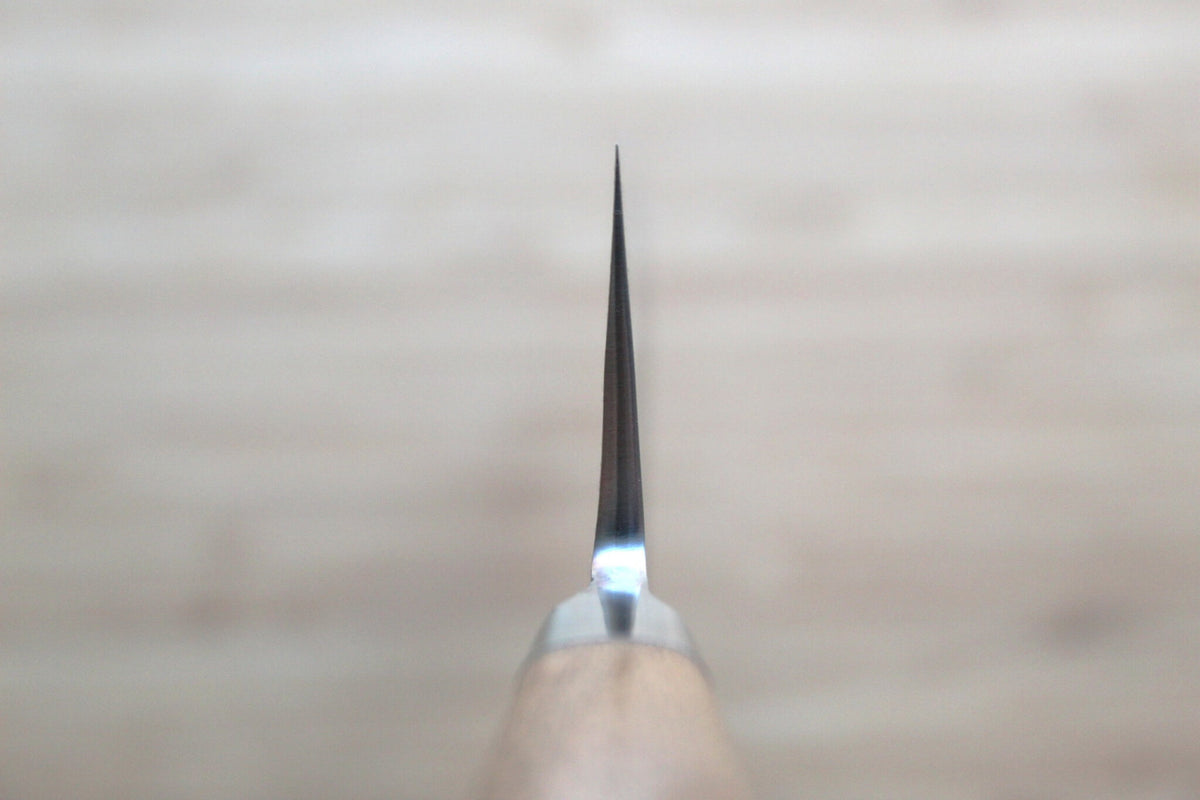 OUL SLD Nashiji Kengata Gyuto 210mm Japanese chef knife with Walnut handle