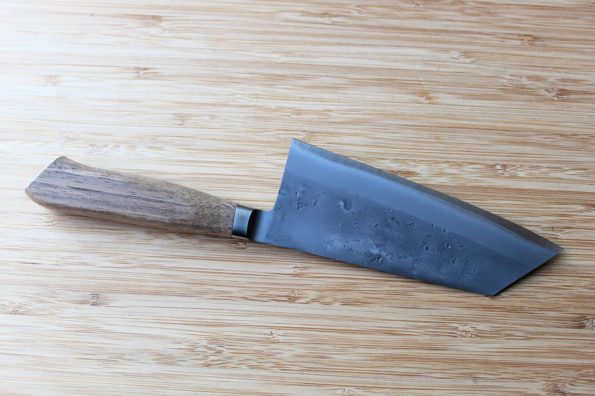 OUL SLD Nashiji Ko-Bunka Knife 125mm compact Japanese utility knife with Walnut handle