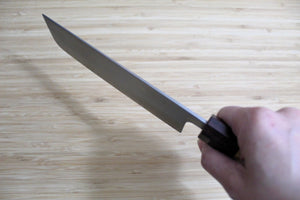 OUL Nakiri White Steel #1 165 mm / 6.5" Keyaki Handle