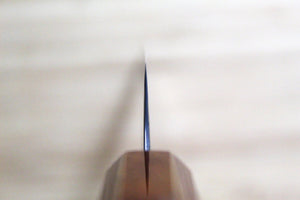 OUL Uzu Vortex Nickle Damascus Bunka 170 mm / 6.7" Lacquer Handle