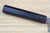 OUL Ginsan Kengata Petty 150 mm / 5.9" Black Makiji Urushi Handle