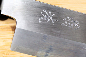 OUL Ginsan Kengata Petty 150 mm / 5.9" Black Makiji Urushi Handle