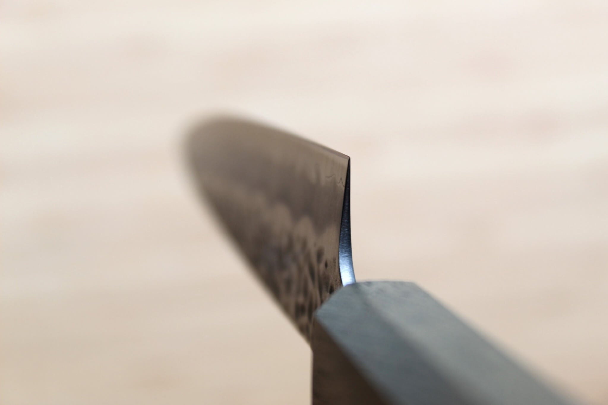 OUL Petty Tsuchime White Steel #1 135 mm / 5.3" Black Oak Handle