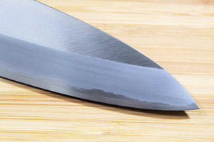 OUL Aoniko / Blue Steel #2 Gyuto 240 mm / 9.4" with Ebony Handle