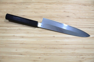 OUL Aoniko / Blue Steel #2 Gyuto 240 mm / 9.4" with Ebony Handle