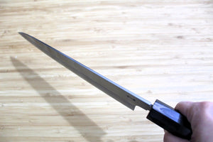 OUL Aoniko / Blue Steel #2 Gyuto 240 mm / 9.4" with Ebony Handle