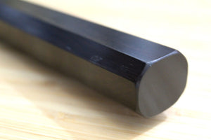 OUL Aoniko / Blue Steel #2 Gyuto 240 mm / 9.4" with Ebony Handle