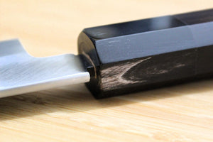 OUL Aoniko / Blue Steel #2 Gyuto 240 mm / 9.4" with Ebony Handle