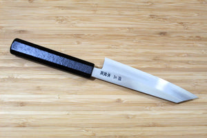 OUL Ginsan Kengata Petty 150 mm / 5.9" Black Makiji Urushi Handle