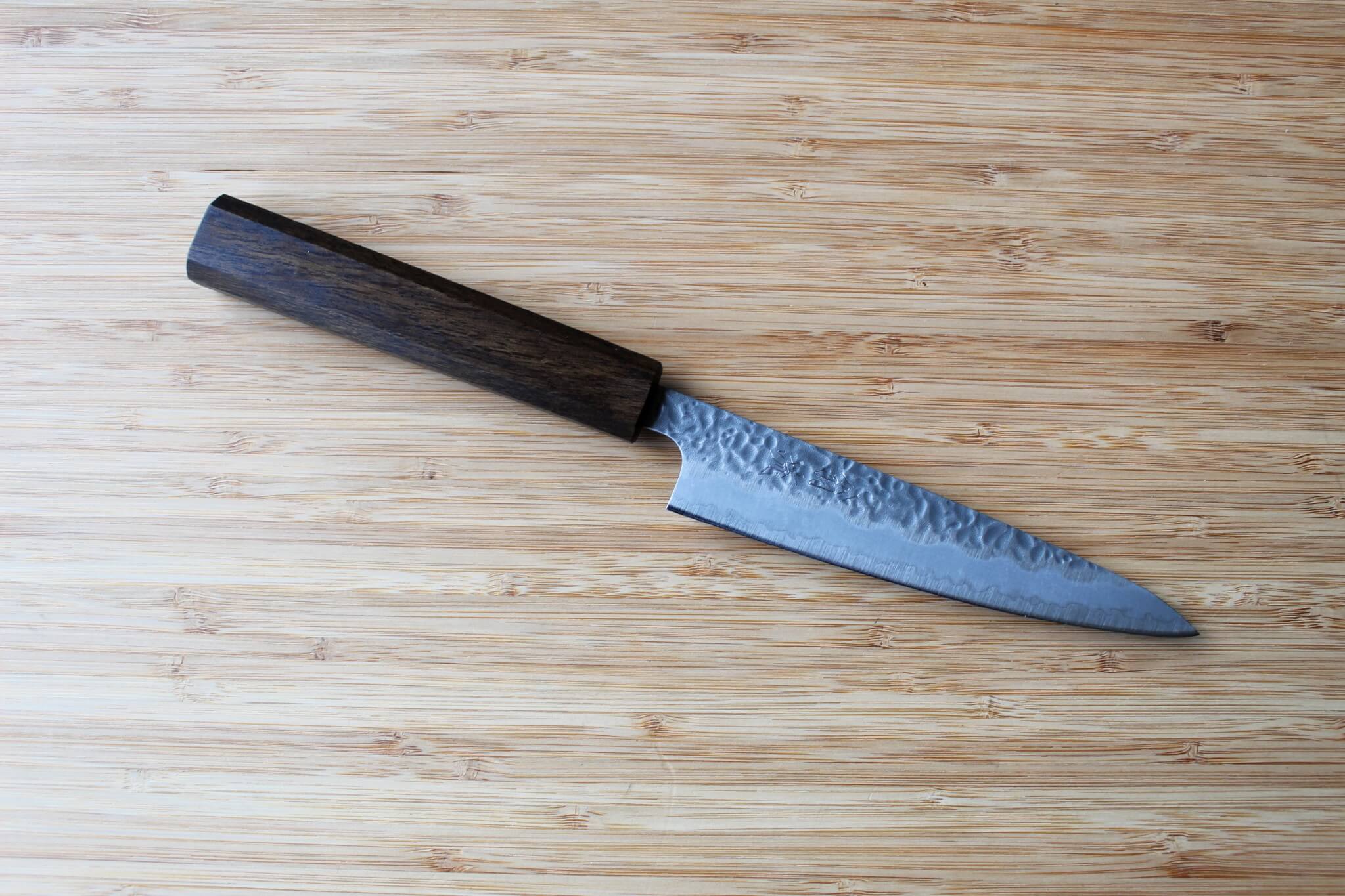 OUL Petty Tsuchime White Steel #1 135 mm / 5.3" Black Oak Handle