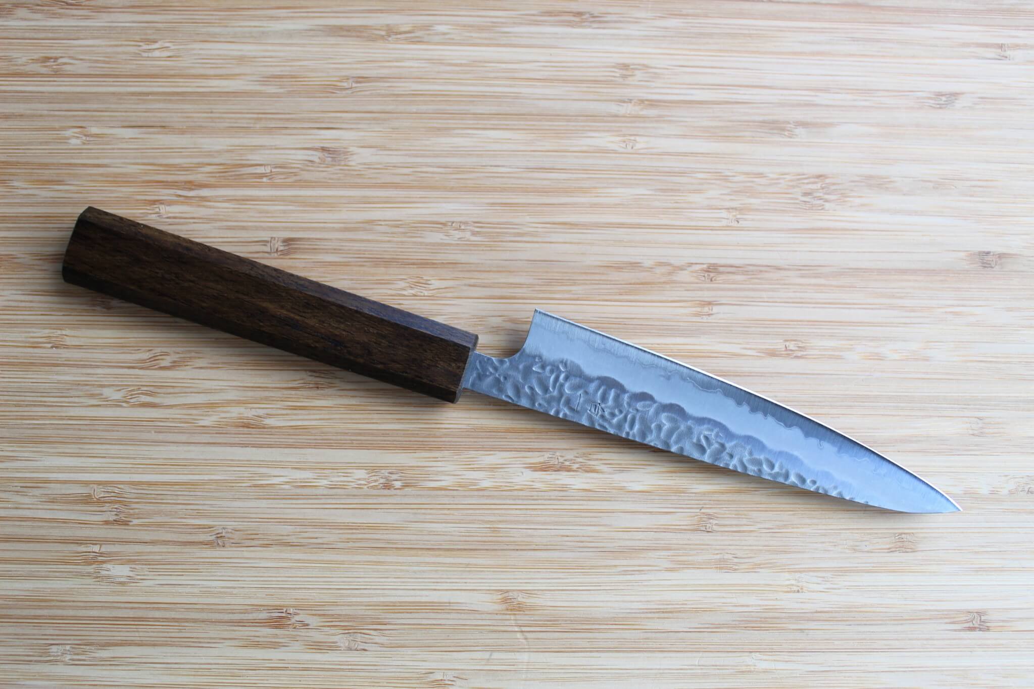 OUL Petty Tsuchime White Steel #1 135 mm / 5.3" Black Oak Handle