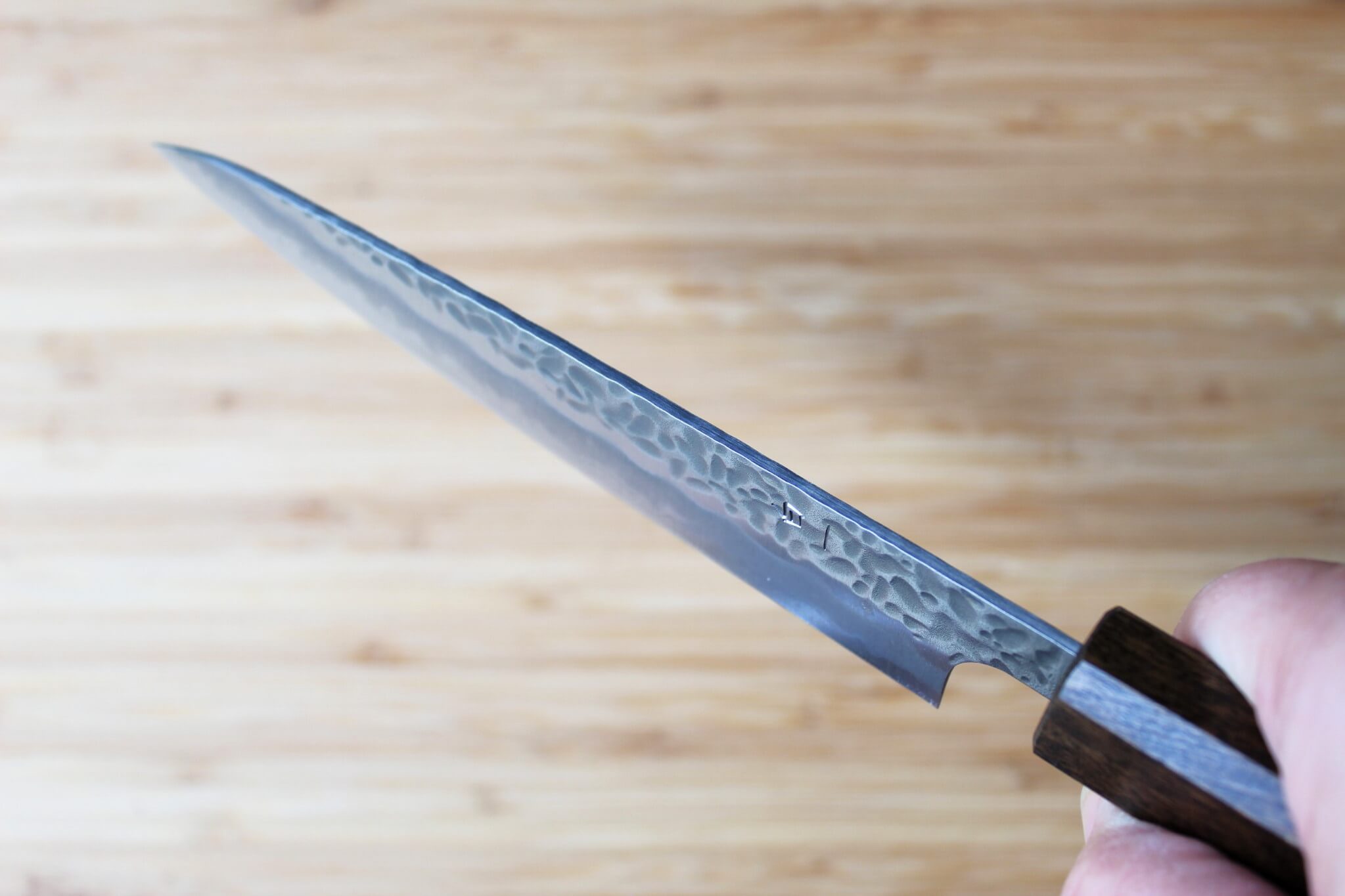OUL Petty Tsuchime White Steel #1 135 mm / 5.3" Black Oak Handle