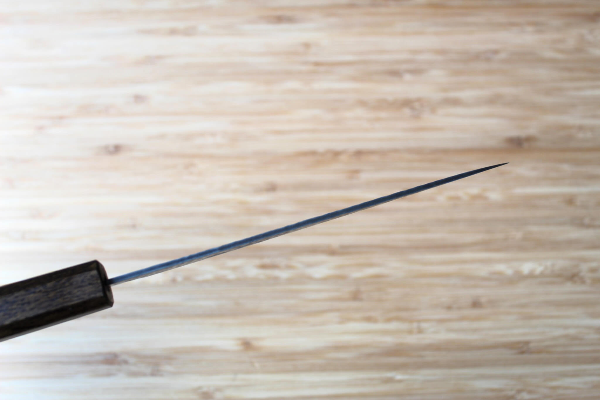 OUL Petty Tsuchime White Steel #1 135 mm / 5.3" Black Oak Handle