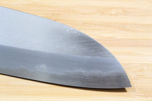 OUL Shirogami #2 / White Steel #2 Santoku 180 mm / 7.1" with Maple Handle