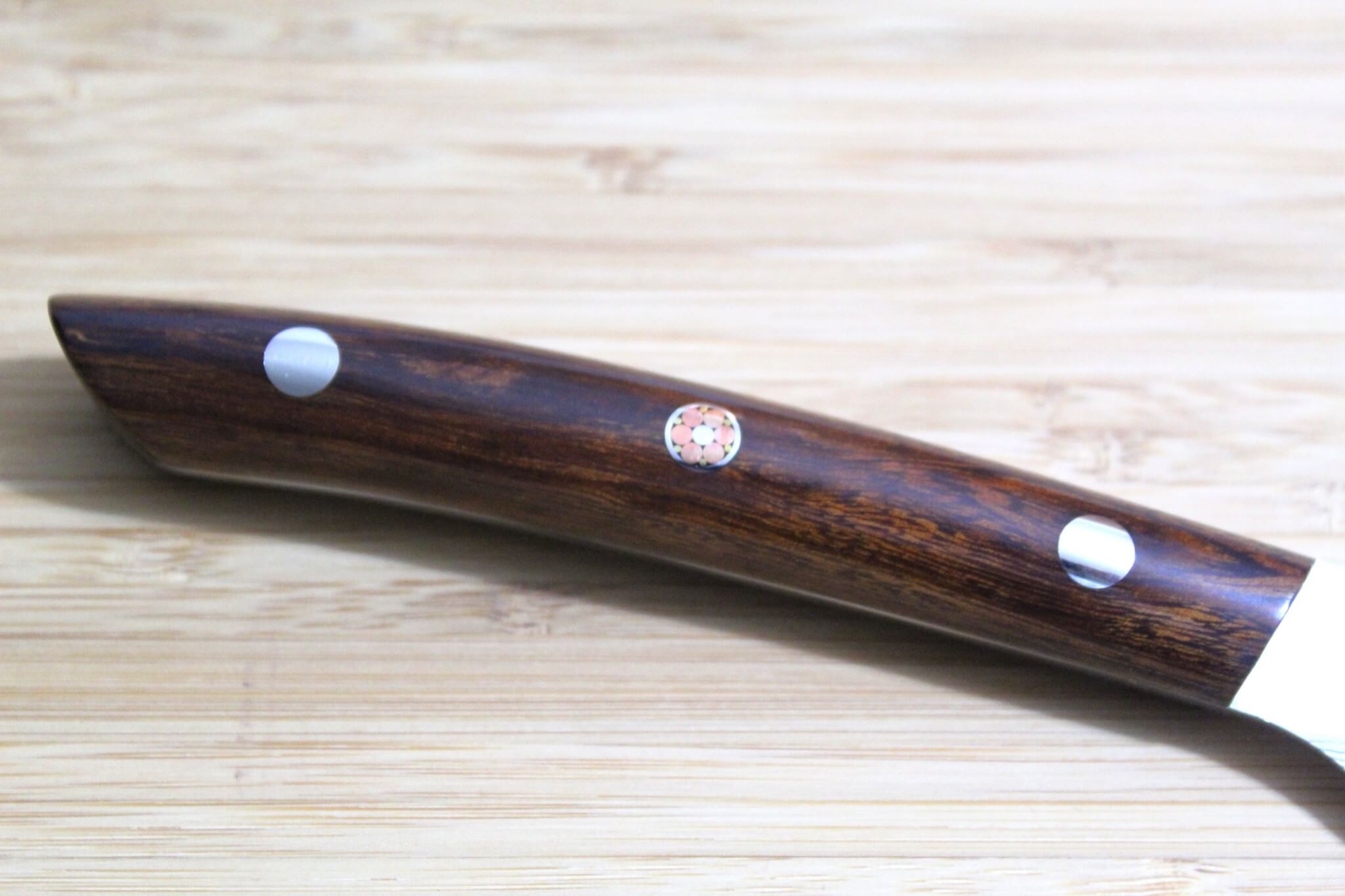 Sawakazuma SRS13 Steak Knife 120 mm / 4.7" Desert Ironwood Handle