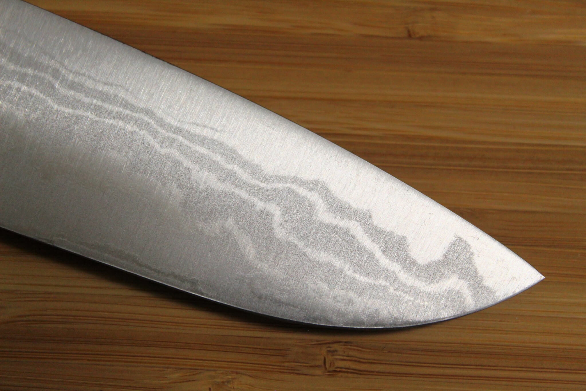 Sawakazuma Ginryu Aoniko Small Santoku 135 mm / 5.3" Rosewood Handle
