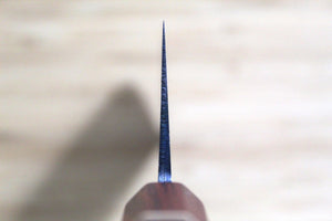Sawakazuma Narutaki Shironiko Nakiri Knife 165 mm / 6.5" Maple and Renghas Handle