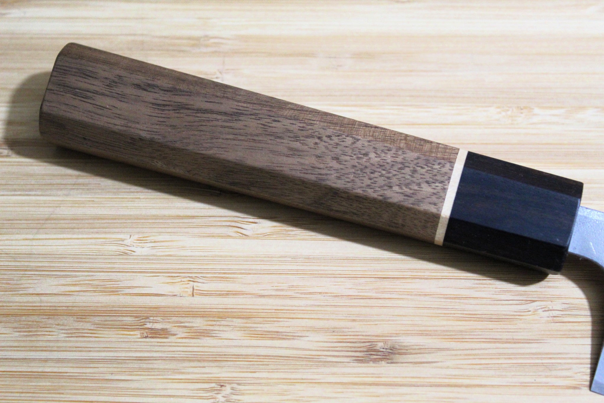 Sawakazuma Yugiri Nashiji Gyuto Knife 210 mm / 8.2" Maple and Renghas Handle Brown