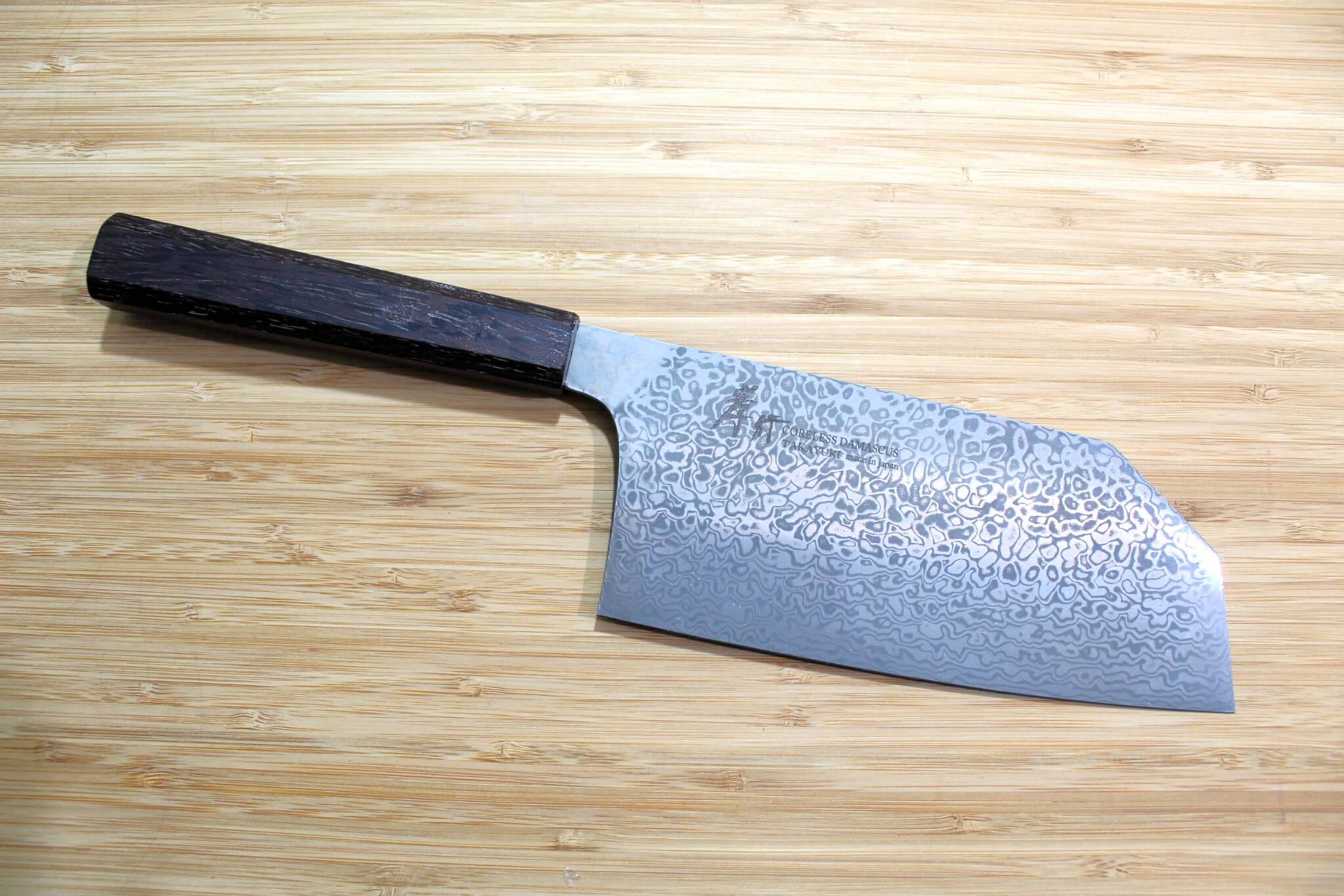 Sakai Takayuki Habahiro Bunka Knife 195 mm (7.6") VG10-VG2 Coreless Damascus