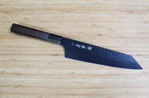 Sakai Takayuki Kurokage VG-10 with Non Stick Coating 190 mm (7.5") Kengata Gyuto Japanese Chef Knife with Wenge Handle