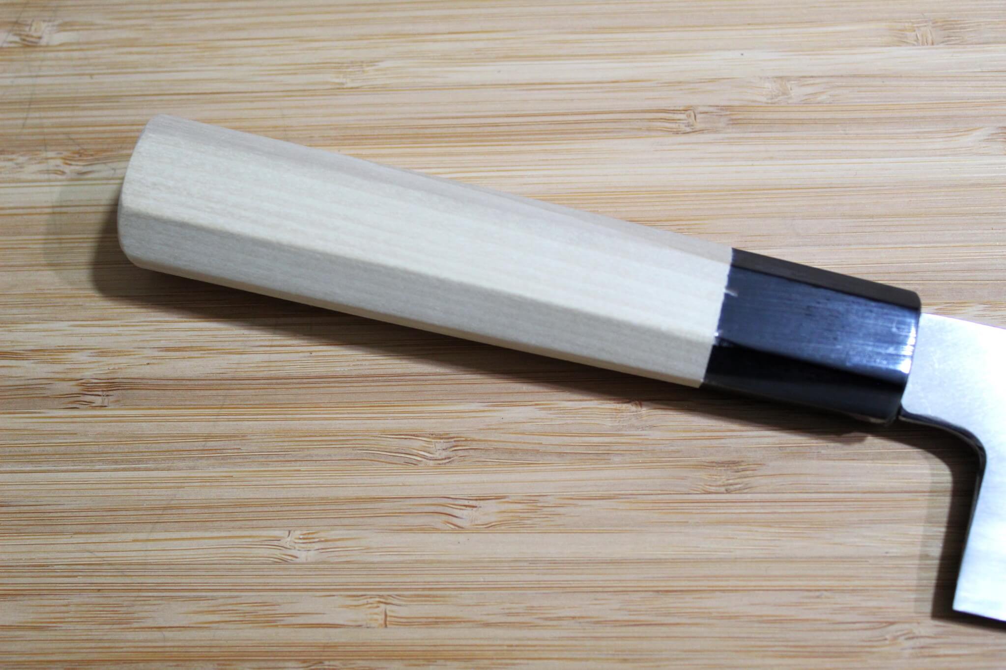 Sakai Takayuki Aoniko Gyuto 210 mm (8.2") - Mt. Fuji and Sunset Hand Engraving