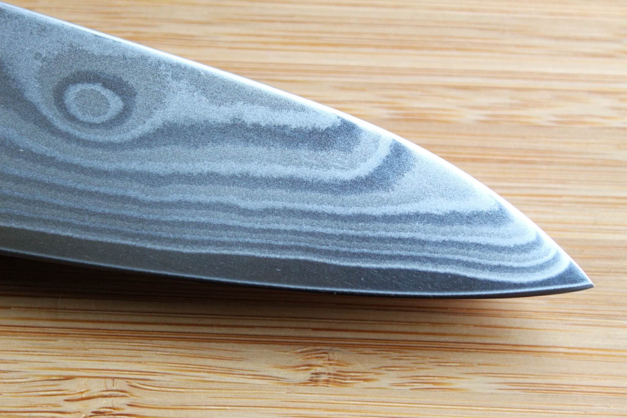 Sakai Takayuki Grand Chef Hamon Damascus Gyuto with Ebony Rosewood Handle 210 mm (8.2")